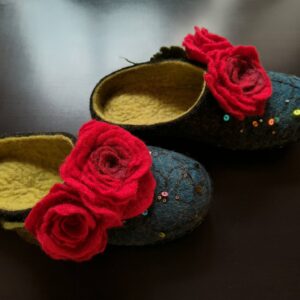 Kukkatossut, koko 26 cm