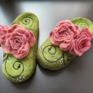 Kukkatossut, koko 23,5 cm